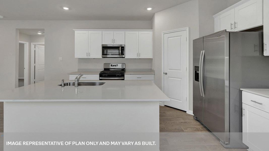 Furnished interior view inside a new home in Whisper South, San Marcos (Image 6). Furnished interior view inside a new home in Whisper South, San Marcos (Image 6).