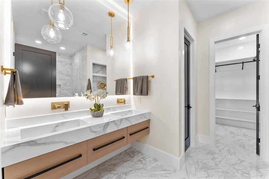 Furnished interior view inside a new home in , Dallas (Image 24). Furnished interior view inside a new home in , Dallas (Image 24).