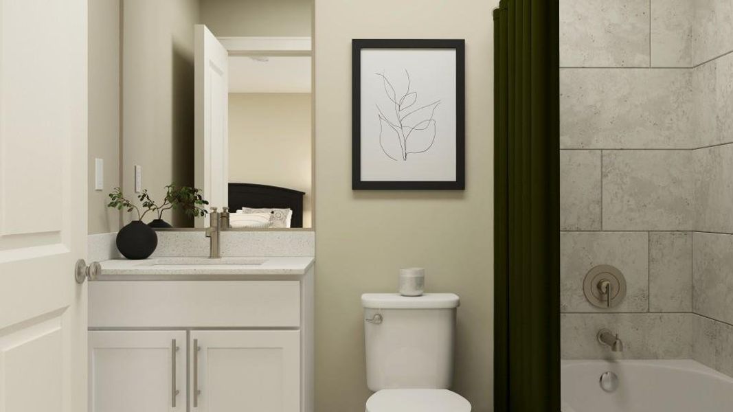 Furnished interior view inside a new home in Deer Valley, Canton (Image 6).