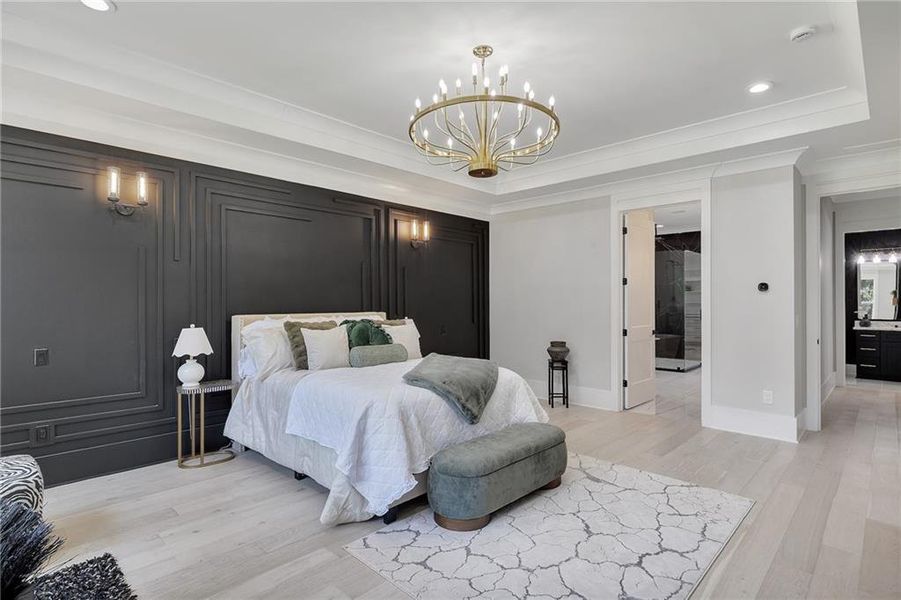 Furnished interior view inside a new home in , Suwanee (Image 4).