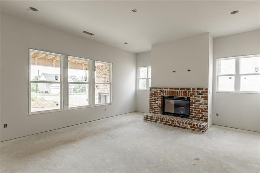 In-progress construction of a new home in , Buford, GA (Image 3).
