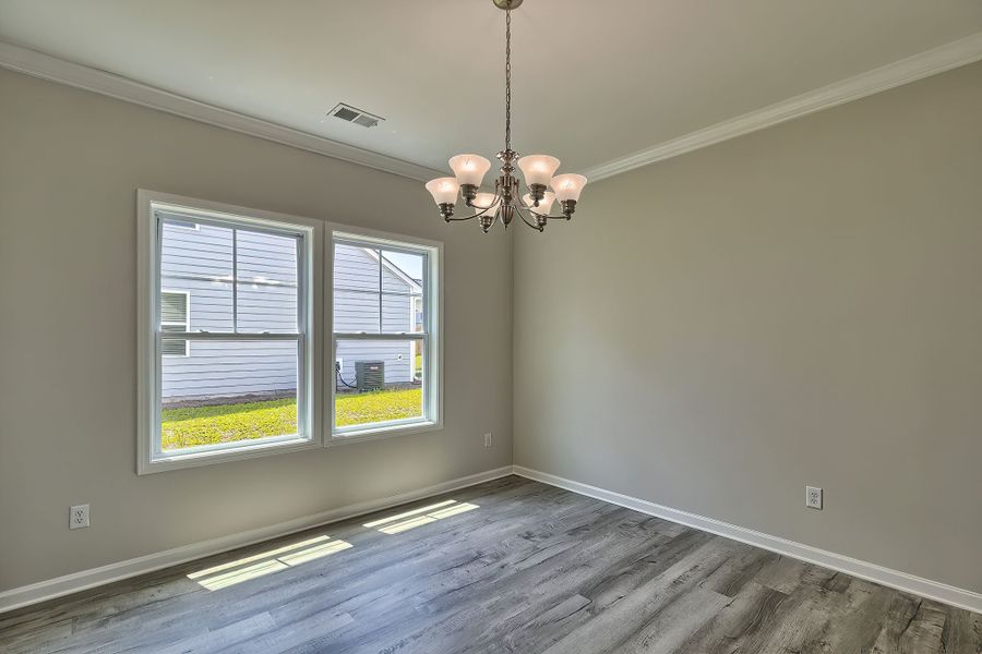 Representative unfurnished interior of a home built from the Sabel II by Great Southern Homes in Cottages at Roofs Pond, West Columbia (Image 22).