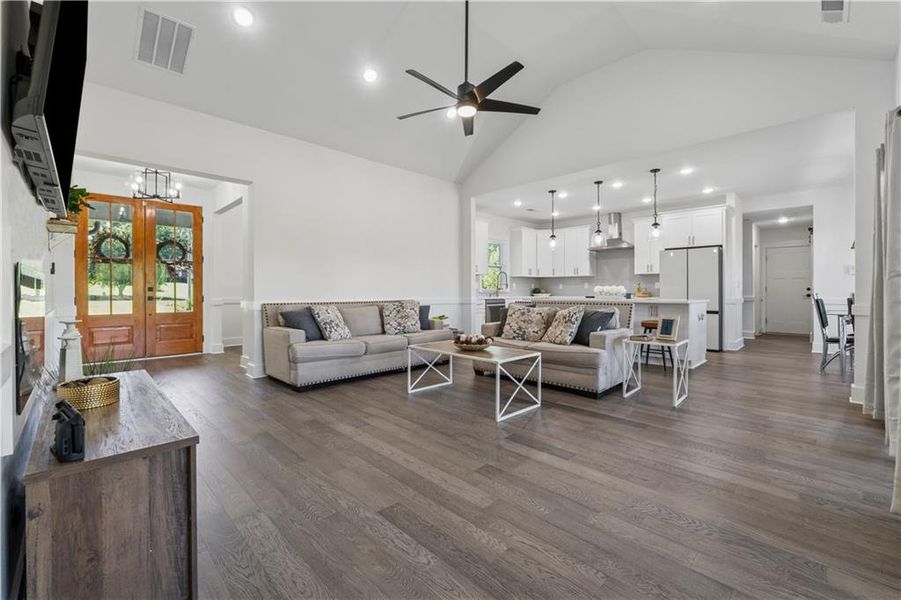 Furnished interior view inside a new home in , Gainesville (Image 22).