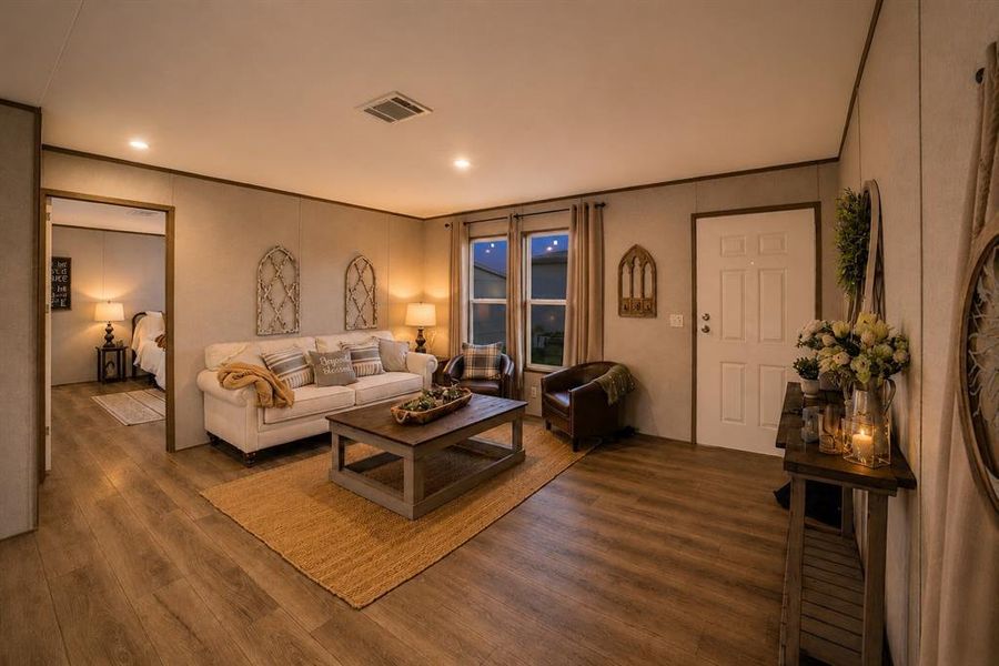 Furnished interior view inside a new home in , Azle (Image 11).