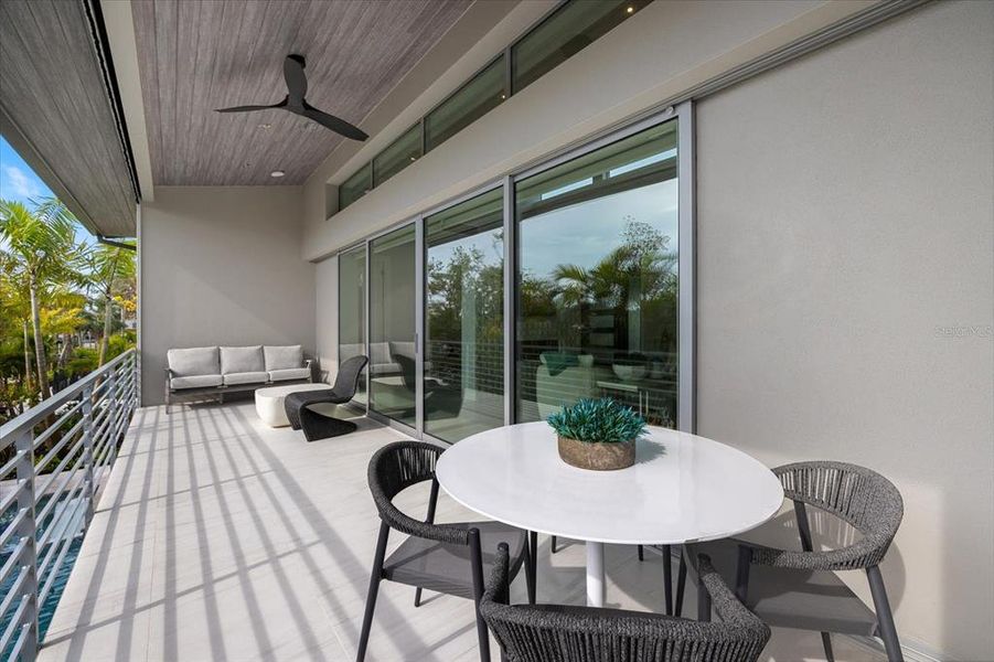 Exterior details and patio area of a home in , Longboat Key (Image 39).