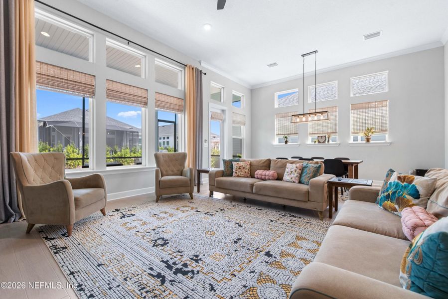 Furnished interior view inside a new home in , Jacksonville (Image 8).