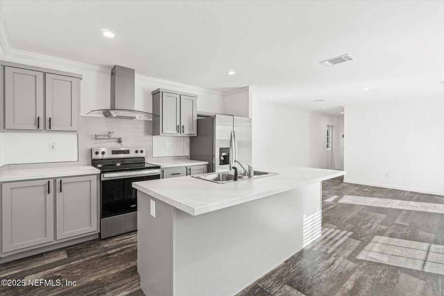 Furnished interior view inside a new home in , East Palatka (Image 3).