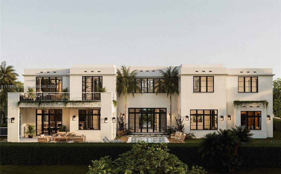 Front exterior of a new home in , Miami Shores, FL, highlighting curb appeal (Image 22).