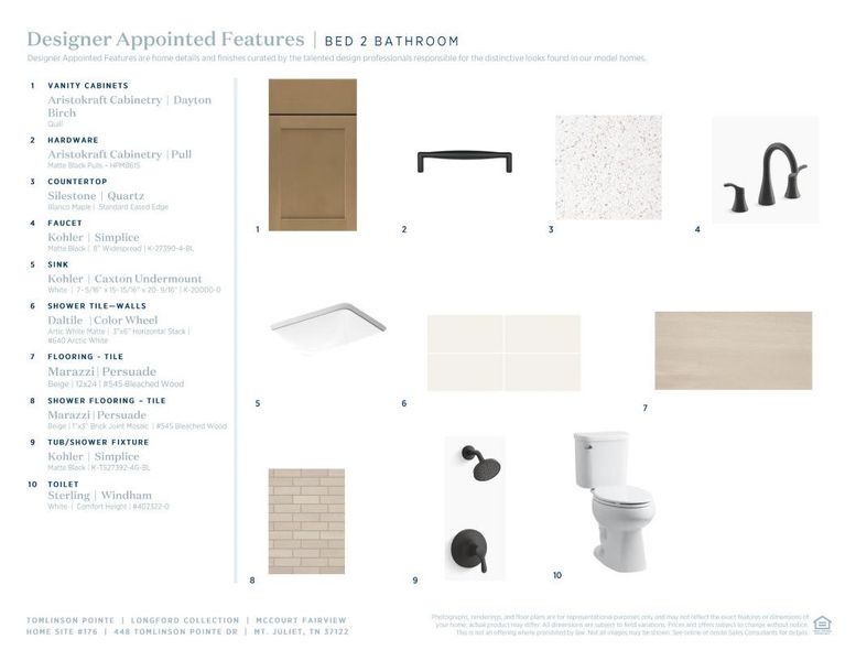 Sample of building materials used in homes in Tomlinson Pointe - Longford Collection, Mount Juliet (Image 11).