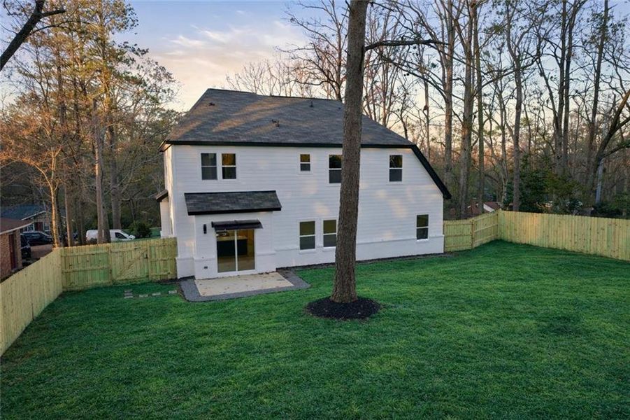 Exterior details and patio area of a home in , Conyers (Image 34).