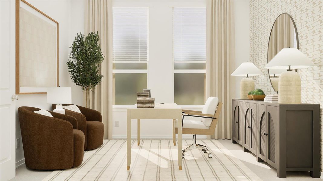 Furnished interior view inside a new home in Cotton Brook, Hutto (Image 13).