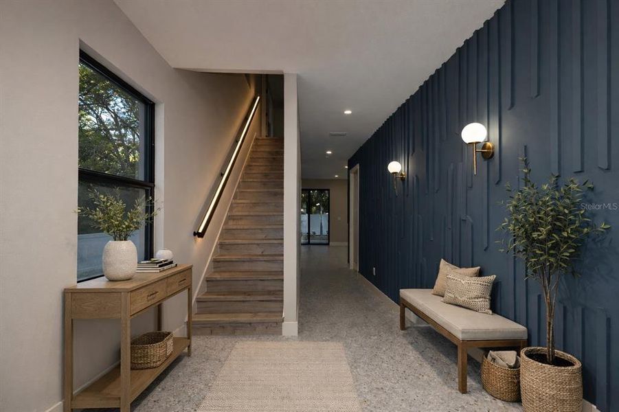 Furnished interior view inside a new home in , Tampa (Image 7).