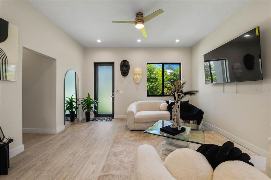 Furnished interior view inside a new home in , Tampa (Image 8).