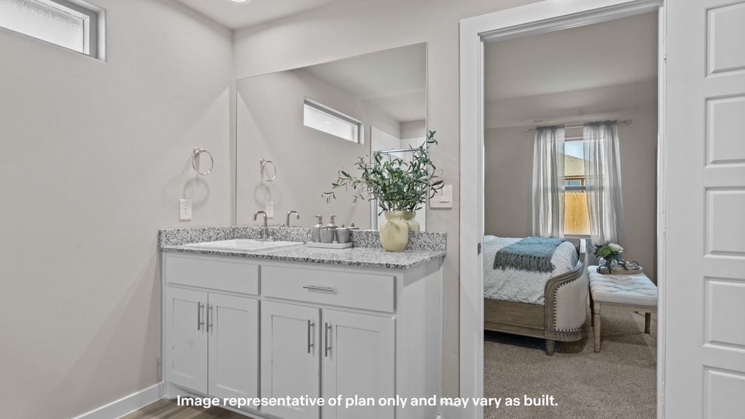Furnished interior view inside a new home in Homestead at Parks Bell Ranch, Odessa (Image 13).