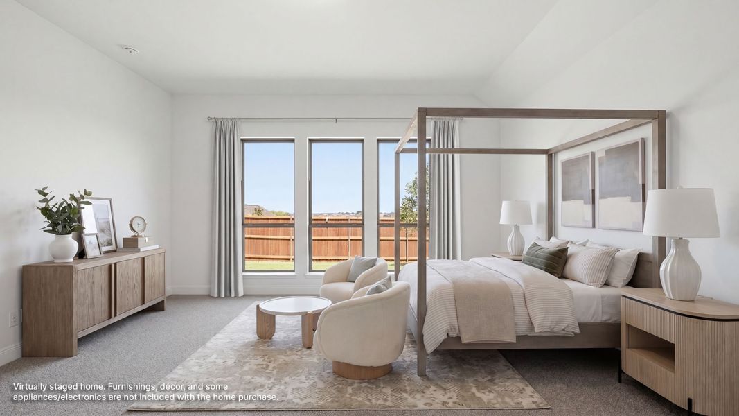 Furnished interior view inside a new home in Devonshire, Forney (Image 10).