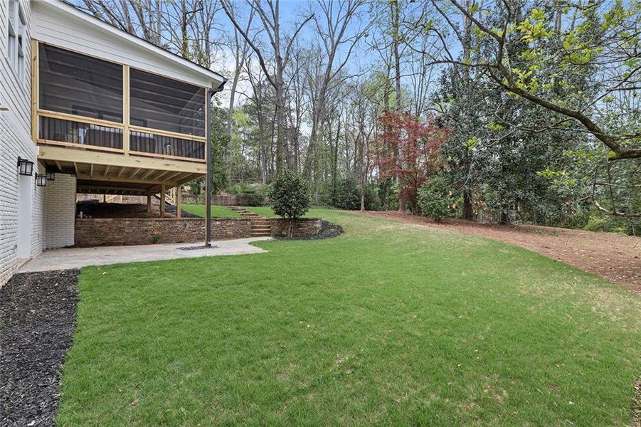 Exterior details and patio area of a home in , Atlanta (Image 29).