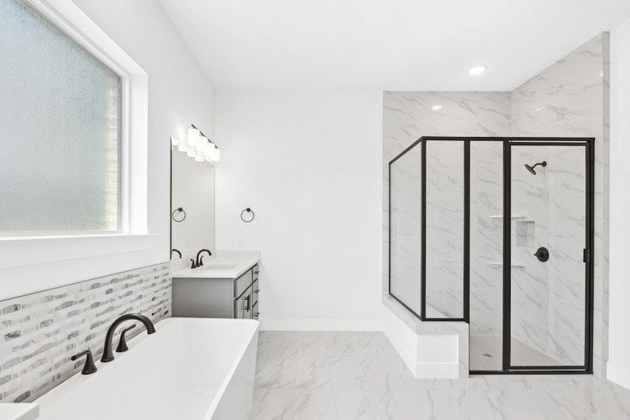 Furnished interior view inside a new home in Santa Rita Ranch, Liberty Hill (Image 12).