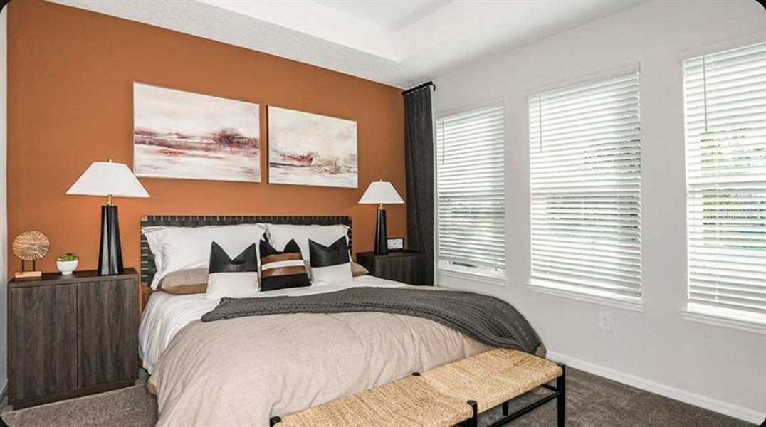 Furnished interior view inside a new home in Center Lake Ranch Community Group Page, St. Cloud (Image 13).