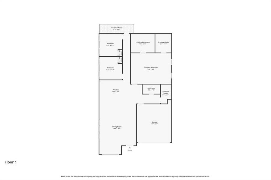 2D floor plan layout of this home in , Dallas, TX (Image 5).