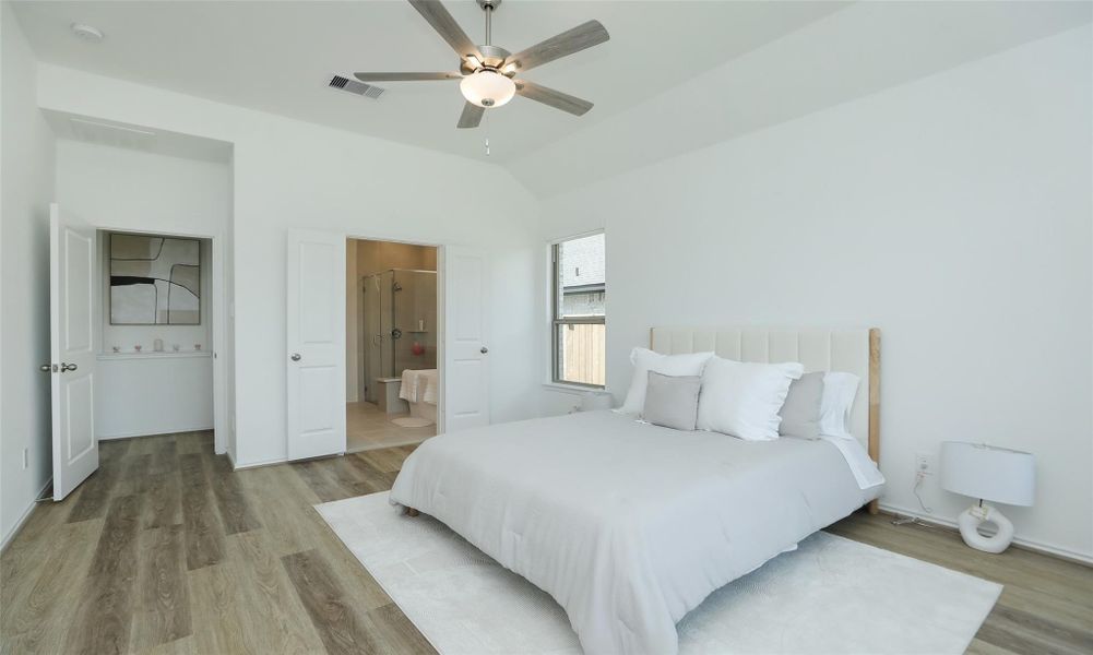 Furnished interior view inside a new home in , Cypress (Image 9).
