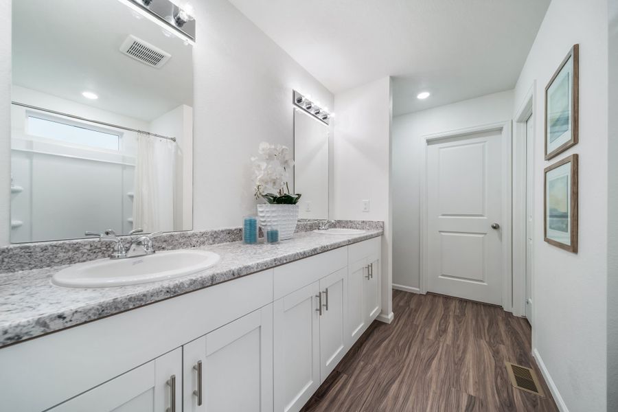 Furnished interior view inside a new home in Brighton Crossings, Brighton (Image 19).
