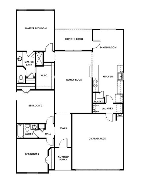 2D floor plan layout of this home in Lago Mar, Texas City, TX (Image 2). 2D floor plan layout of this home in Lago Mar, Texas City, TX (Image 2).