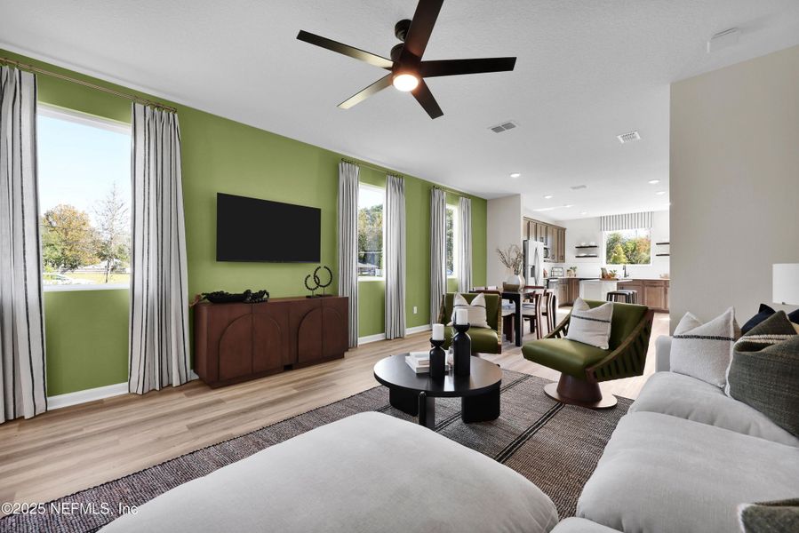 Furnished interior view inside a new home in Baxley Villas, Middleburg (Image 9).