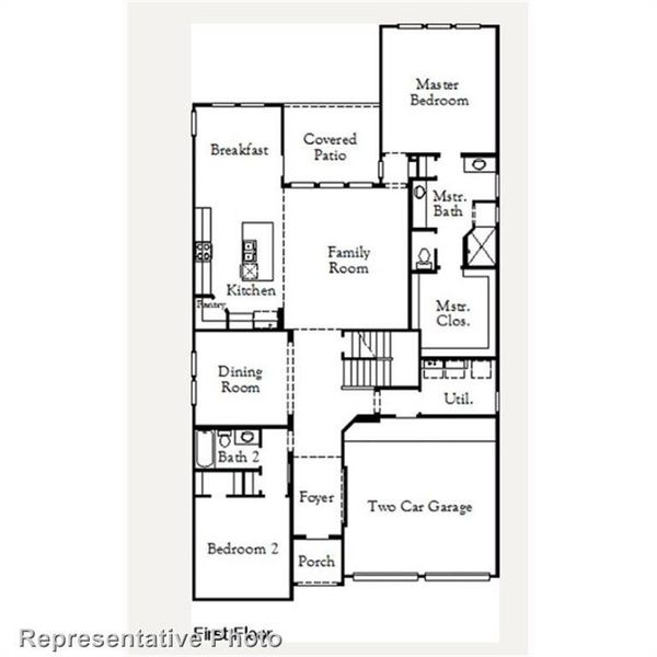 Jourdanton First Floor Plan
