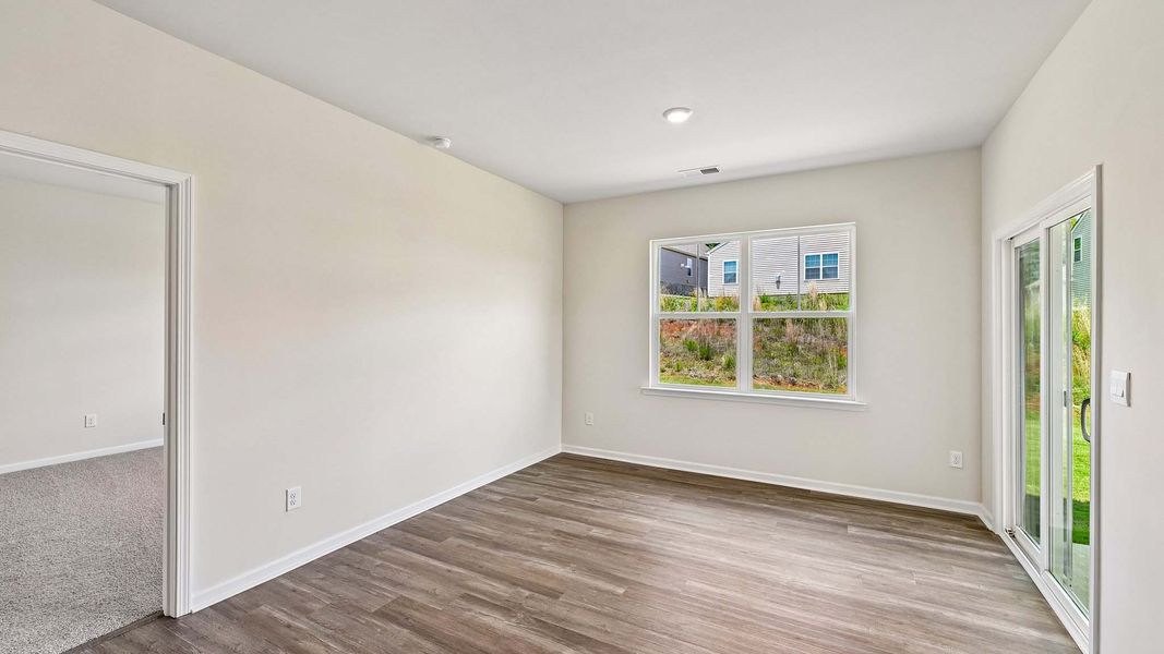Spacious, unfurnished interior of a new home in Cline Village, Conover (Image 16). Spacious, unfurnished interior of a new home in Cline Village, Conover (Image 16).
