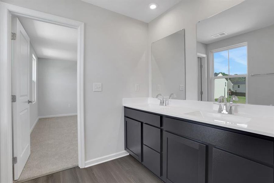 Furnished interior view inside a new home in Summertree, Stone Mountain (Image 11).