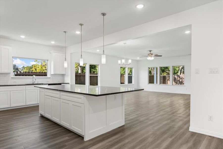 Furnished interior view inside a new home in , Dallas (Image 8). Furnished interior view inside a new home in , Dallas (Image 8).