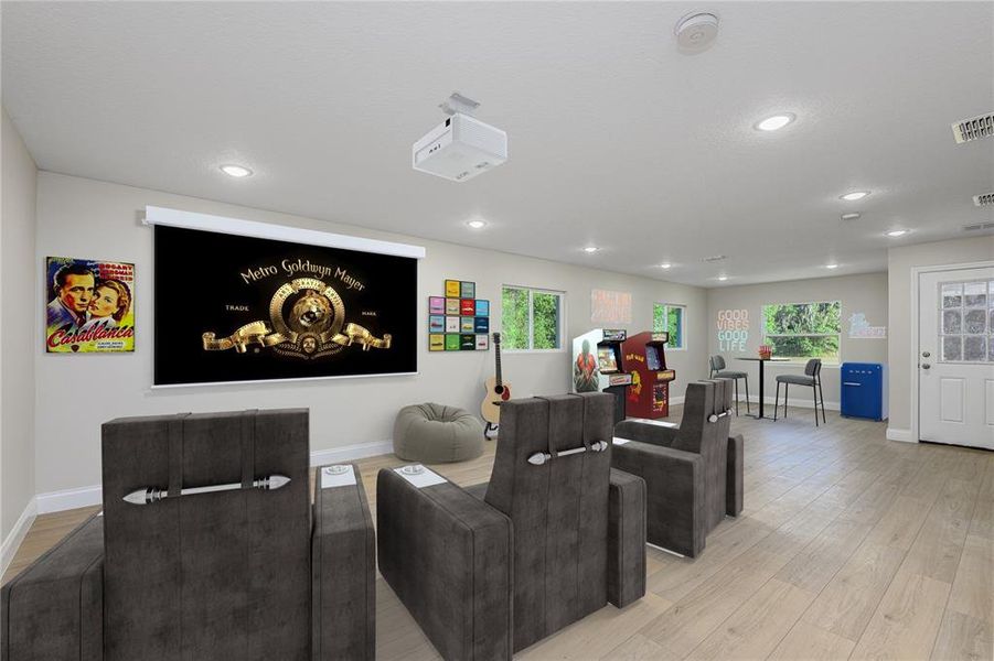 Furnished interior view inside a new home in , Deland (Image 4).