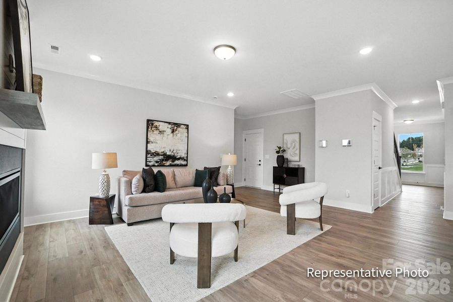 Furnished interior view inside a new home in Ashton Park, Monroe (Image 15).