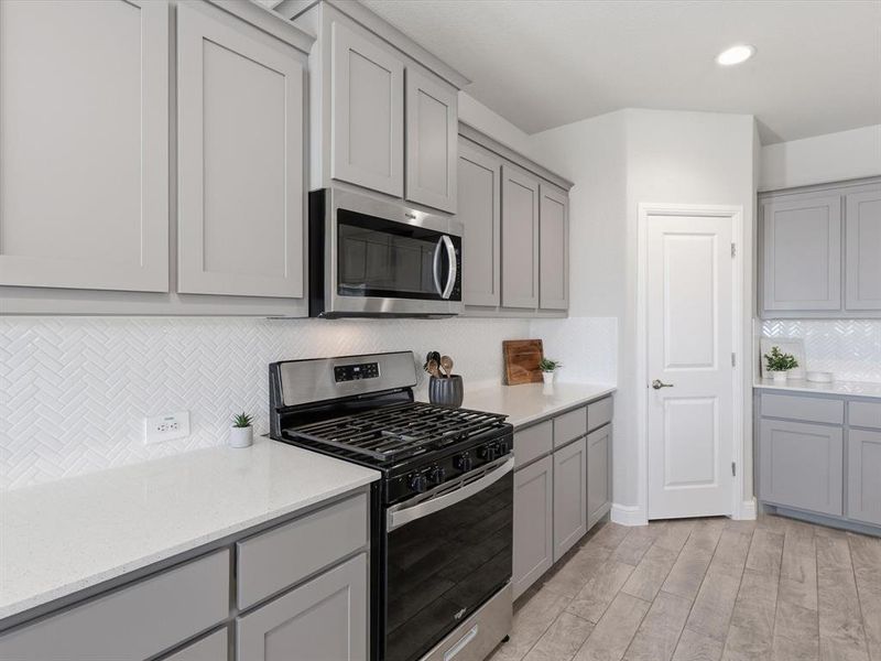 Furnished interior view inside a new home in , Fort Worth (Image 11).