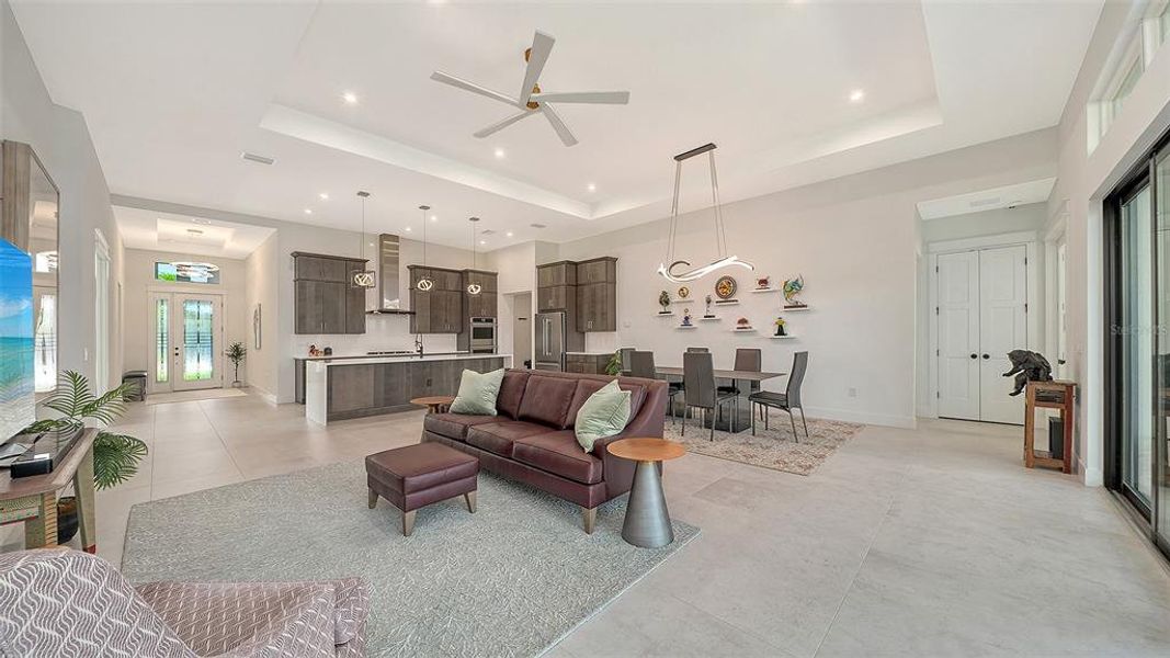 Furnished interior view inside a new home in , Sarasota (Image 6).