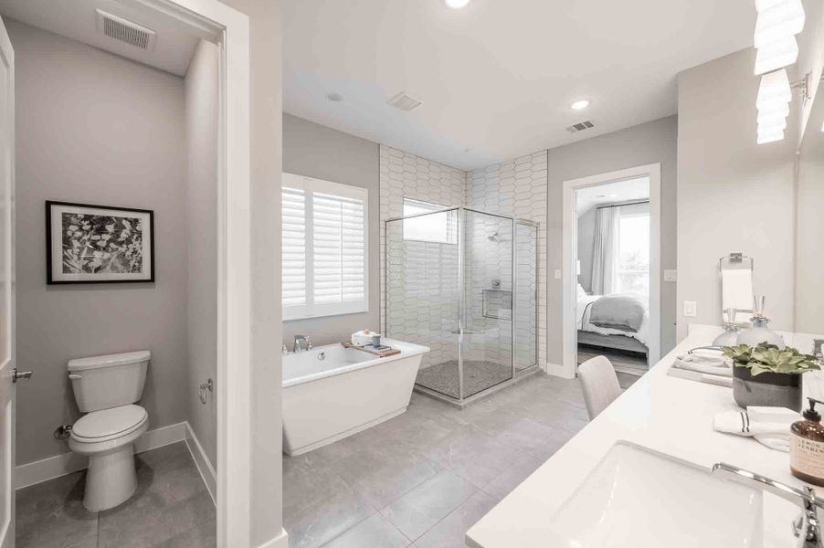 Representative furnished interior of a home built from the Barnhart by Tri Pointe Homes in Cross Creek Ranch 65′, Fulshear (Image 16). Representative furnished interior of a home built from the Barnhart by Tri Pointe Homes in Cross Creek Ranch 65′, Fulshear (Image 16).