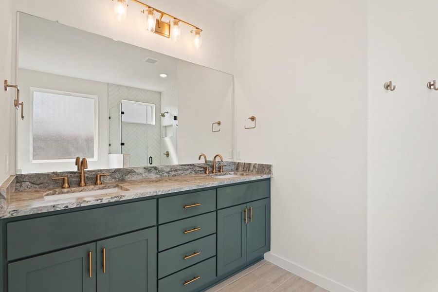 Furnished interior view inside a new home in Heritage, Dripping Springs (Image 11).