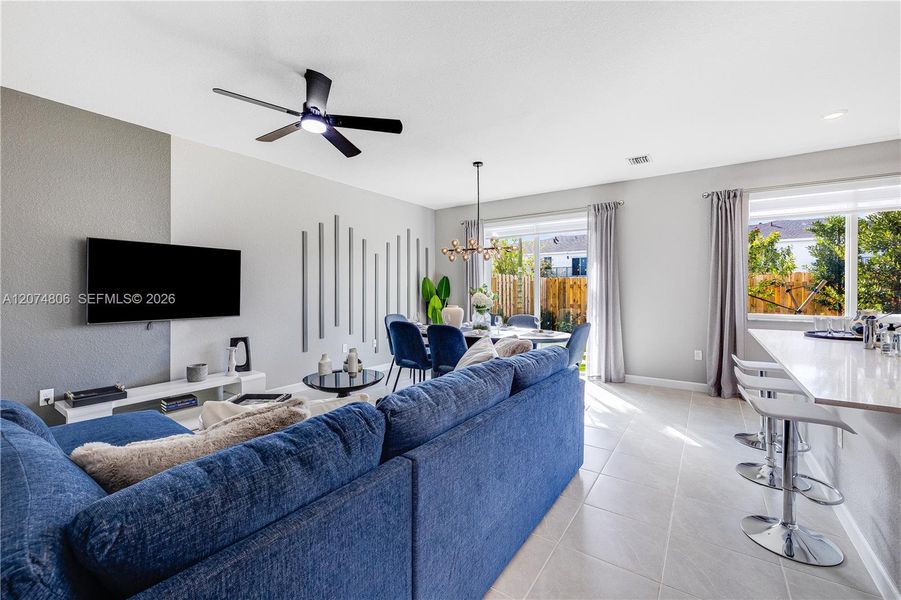 Furnished interior view inside a new home in Terra Sol, Homestead (Image 17).
