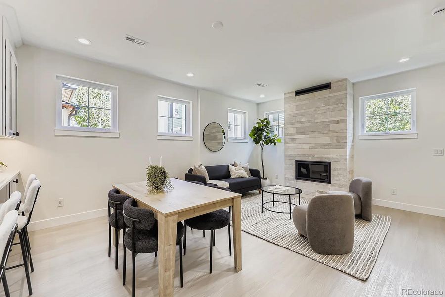 Furnished interior view inside a new home in , Denver (Image 6).