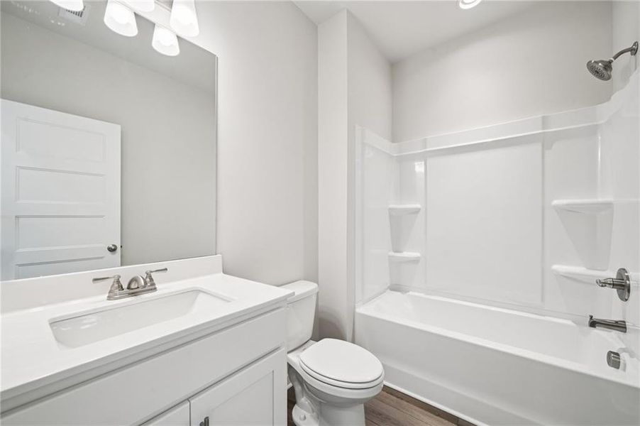 Furnished interior view inside a new home in Rosewood Lake Estates, Hoschton (Image 13).