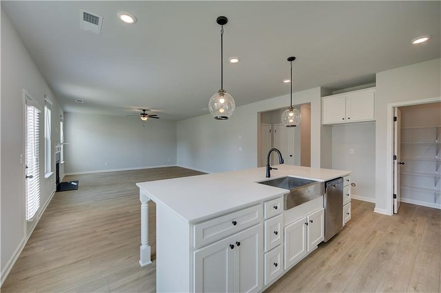 Furnished interior view inside a new home in Burchwood, Stockbridge (Image 9).