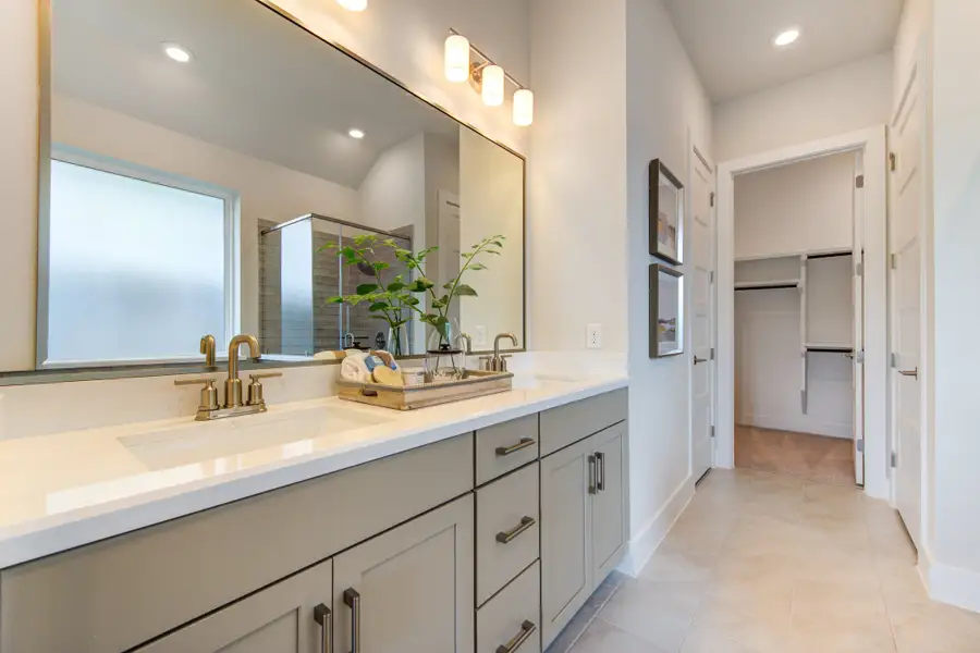 Representative furnished interior of a home built from the Cambridge by Beazer Homes in Gatherings® at Chambers Creek, Willis (Image 10). Representative furnished interior of a home built from the Cambridge by Beazer Homes in Gatherings® at Chambers Creek, Willis (Image 10).