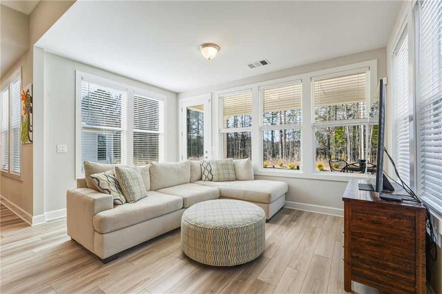 Furnished interior view inside a new home in , Hoschton (Image 15).