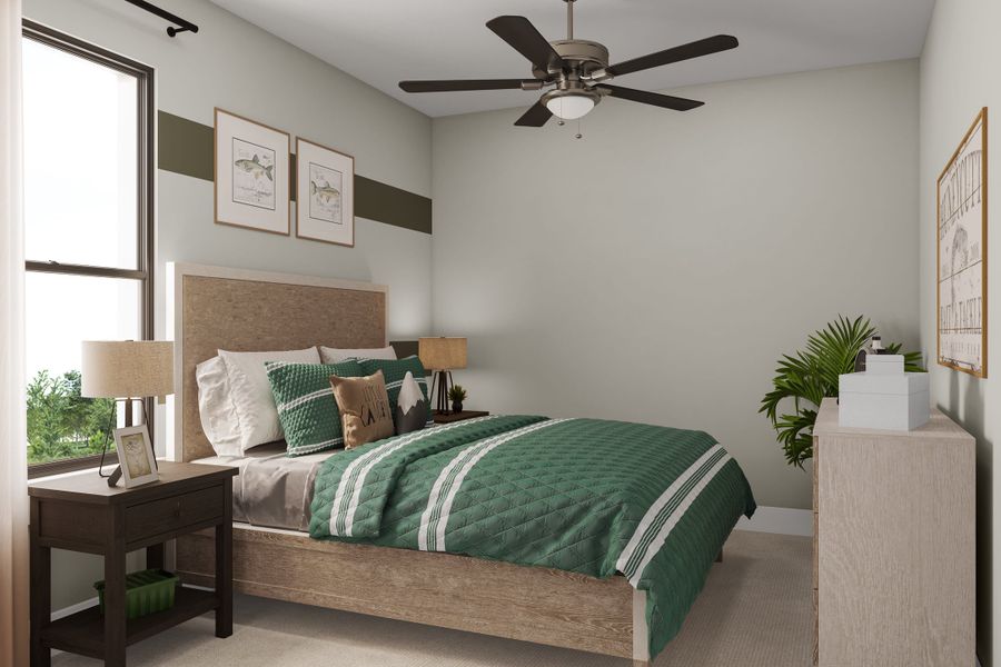 Representative furnished interior of a home built from the Kea by Tri Pointe Homes in Trillium, Richmond (Image 13).