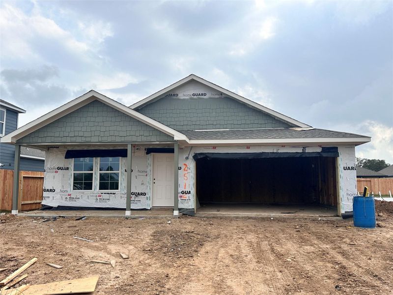 In-progress construction of a new home in Valor Park, Bay City, TX (Image 4).