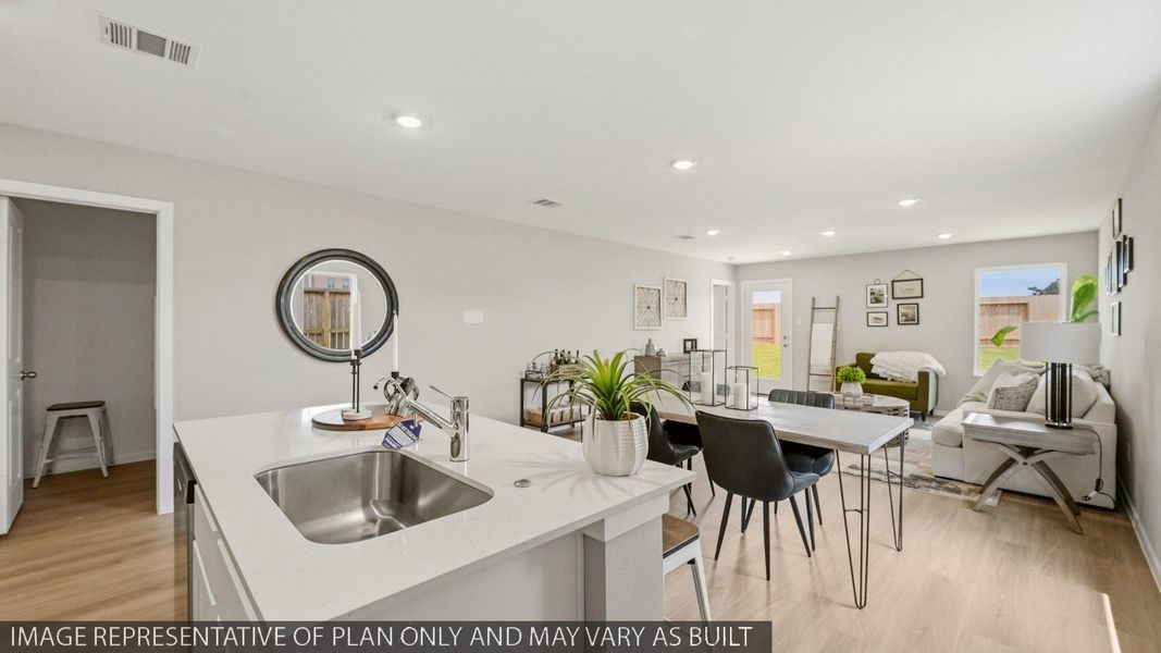 Furnished interior view inside a new home in Mill Creek, Magnolia (Image 6).