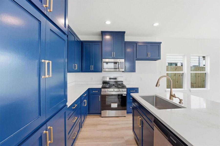 Furnished interior view inside a new home in , La Porte (Image 11). Furnished interior view inside a new home in , La Porte (Image 11).