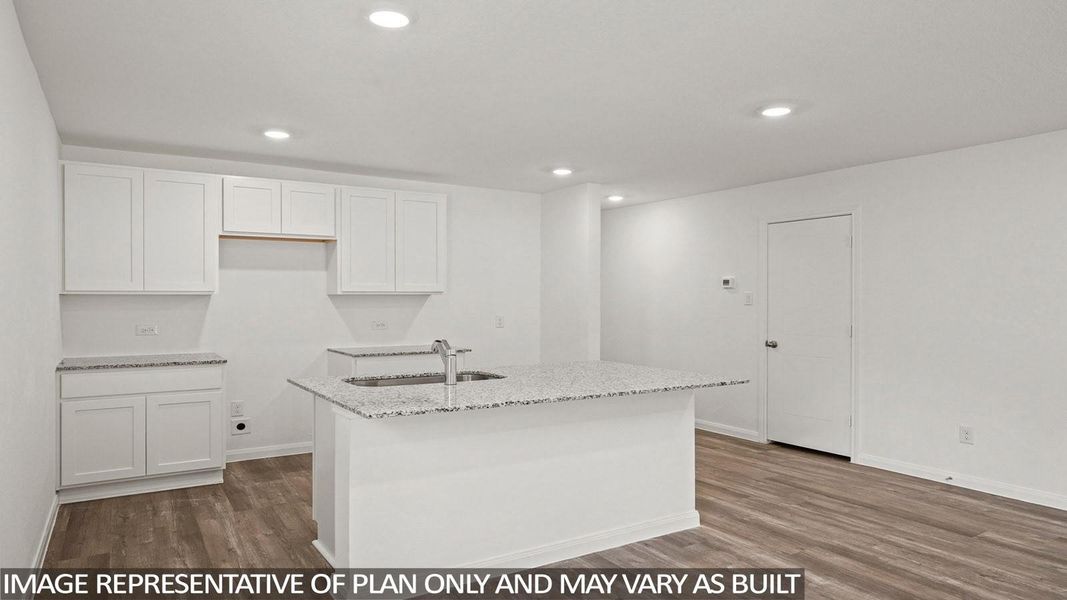 Furnished interior view inside a new home in McCrorey Trails, Conroe (Image 4).