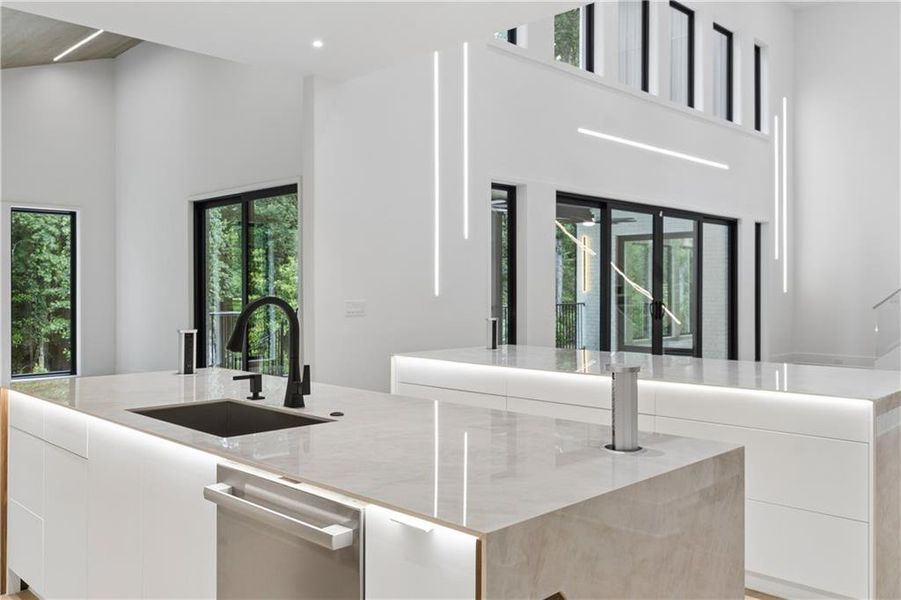 Furnished interior view inside a new home in , Sandy Springs (Image 19).