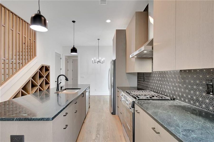 Furnished interior view inside a new home in , Atlanta (Image 16).